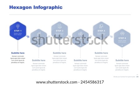 Flat business infographic diagram vector slide presentation template