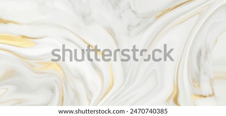 Luxurious white and gold marble textured background. Luxury Italian Carrara marble for floor. Abstract design polished onyx marble with high resolution golden splatter effect.