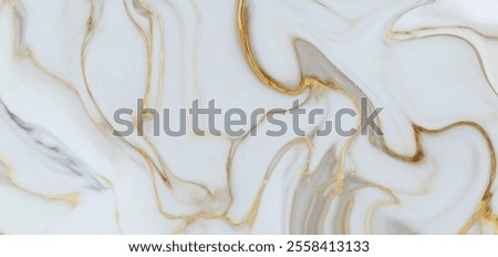 Luxurious white and gold marble textured background. Luxury Italian Carrara marble for floor. Abstract design polished onyx marble with high resolution golden splatter effect.