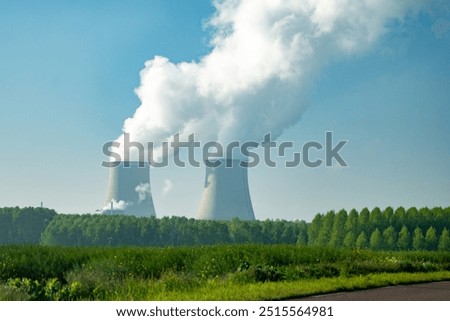 Similar – Image, Stock Photo Nuclear power plant