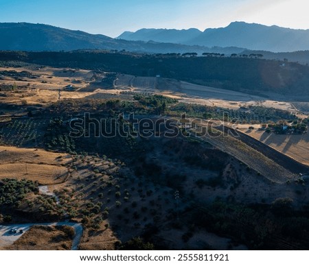 Similar – Image, Stock Photo Panoramic views of Ronda nature and urban landscape