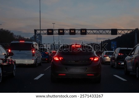 Similar – A 100 Car Highway Driving