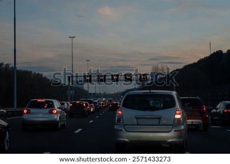 Similar – A 100 Car Highway Driving