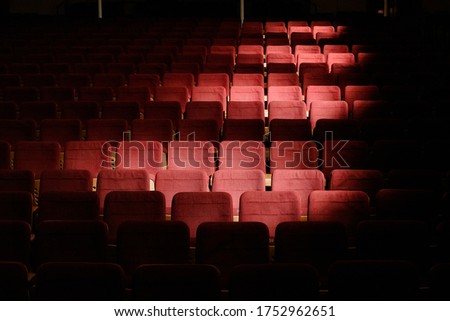 Similar – Image, Stock Photo Empty seats Theatre