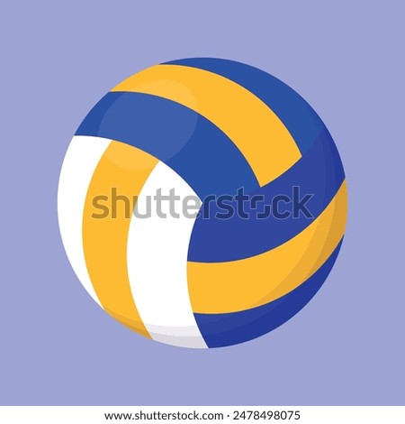 Volleyball ball icon vector. Volleyball illustration. volleyball sports game icon. volleyball ball summer