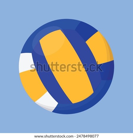 Volleyball ball icon vector. Volleyball illustration. volleyball sports game icon. volleyball ball summer