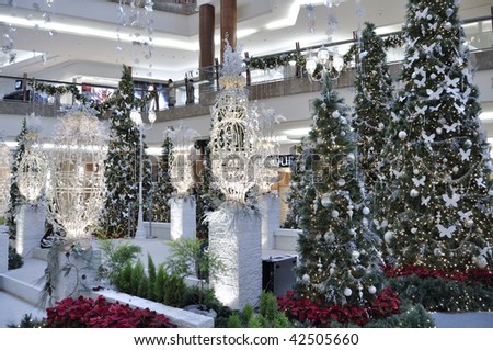 KUALA LUMPUR, MALAYSIA - DEC 9: Decoration of Christmas for year 2009 in The Garden Mall on Dec 9, 2009 at Mid Valley City, Kuala Lumpur.