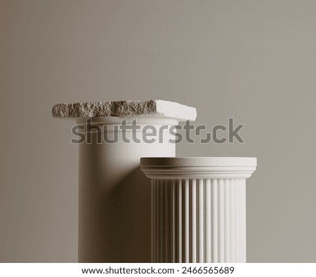 Similar – Image, Stock Photo antique columns in a karnak temple in luxor