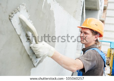 Similar – Image, Stock Photo Plaster painting
