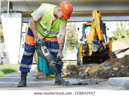 Similar – Image, Stock Photo Patched road Street