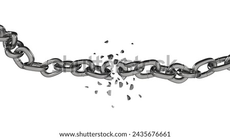 Similar – Image, Stock Photo Iron chain on a post