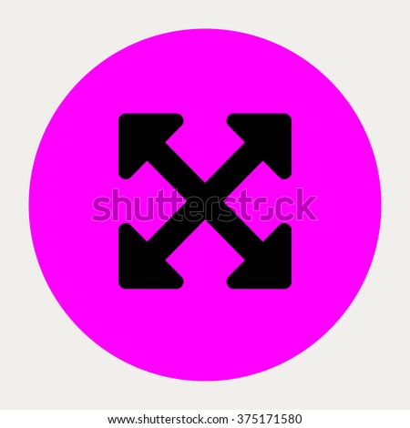 Arrows Alt navigation button.Vector illustration.