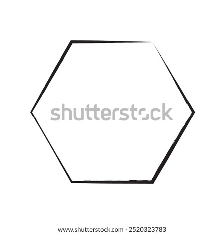 Hexagon vector icon. Outline Filled Vector Sign . . isolated transparent . arrows . data exchange . digitization . technology . black and white outline and filled version . eps10 .