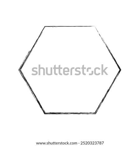 Hexagon vector icon. Outline Filled Vector Sign . . isolated transparent . arrows . data exchange . digitization . technology . black and white outline and filled version . eps10 .