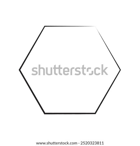 Hexagon vector icon. Outline Filled Vector Sign . . isolated transparent . arrows . data exchange . digitization . technology . black and white outline and filled version . eps10 .