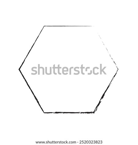 Hexagon vector icon. Outline Filled Vector Sign . . isolated transparent . arrows . data exchange . digitization . technology . black and white outline and filled version . eps10 .