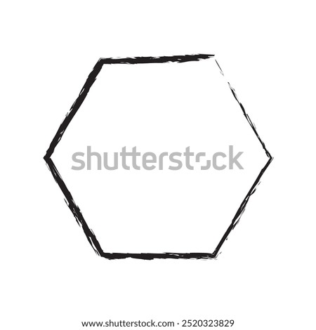 Hexagon vector icon. Outline Filled Vector Sign . . isolated transparent . arrows . data exchange . digitization . technology . black and white outline and filled version . eps10 .