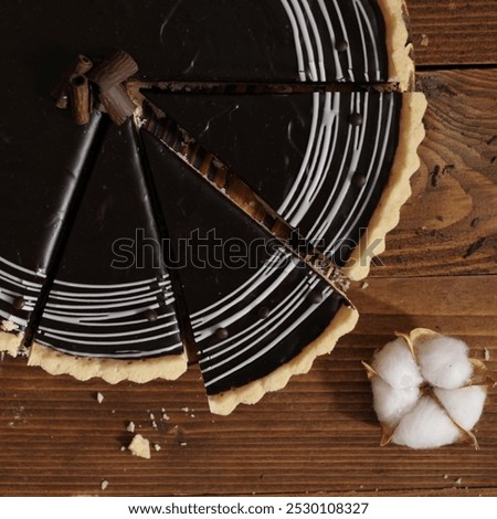 Similar – Image, Stock Photo Large pieces of chocolate