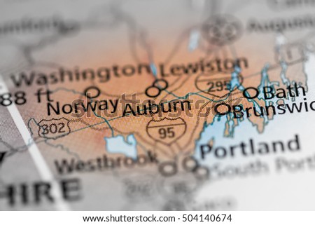 Auburn. Maine. Usa Stock Photo 504140674 : Shutterstock