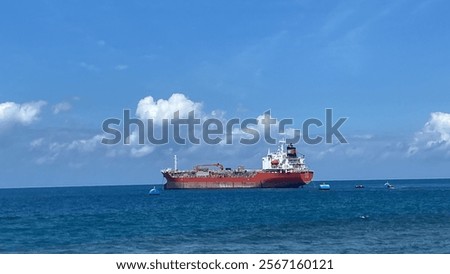 Similar – Foto Bild Schiff am Liegeplatz im Hafen