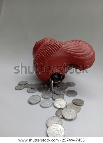 Money comes alive and looks at you