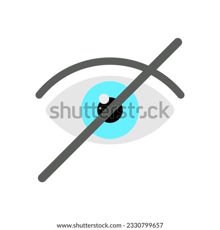 visibility,invisibility icons. hide  eye icons vector