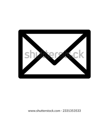 Message Icon. Email or News Illustrations - Vector, Sign and Symbol for Design, Presentation, Website or Apps Elements.