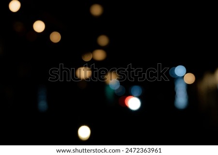 Similar – Foto Bild Bokeh Stadt Lichter