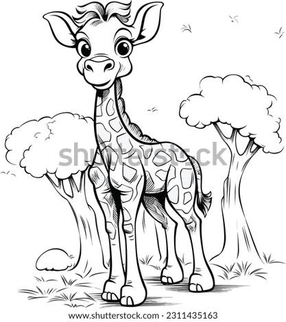 Giraffe Coloring Pages | Free download on ClipArtMag