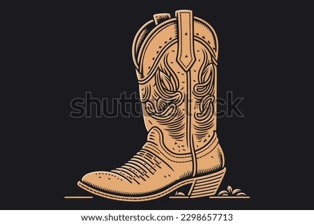 Cartoon Cowboy Boots | Free download on ClipArtMag