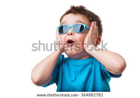 Similar – Image, Stock Photo Cheerful little boy with dumbbells