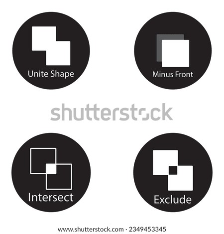 pathfinder icon vector template illustration logo design