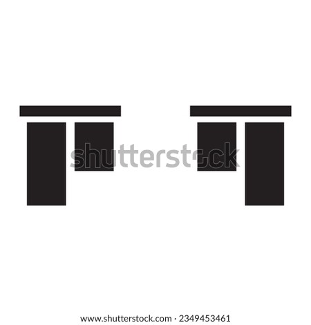 align icon vector template illustration logo design