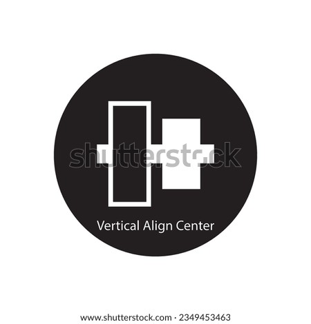 align icon vector template illustration logo design