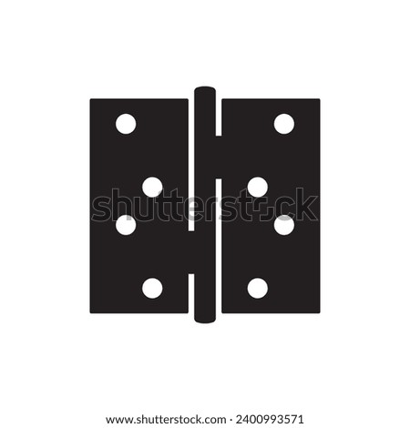 door hinges icon vector template illustration logo design