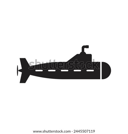 submarine icon vector template illustration logo design