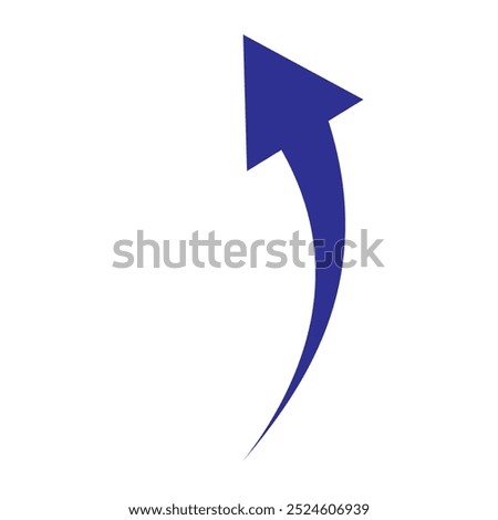  arrow icon on white background. flat style. arrow icon for your web site design, logo, app, UI. arrow indicated the direction symbol. curved arrow sign.