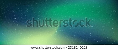 Astrology horizontal high quality background galaxy illustration with stardust and bright shining stars illuminating the space. Northern lights.