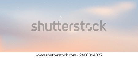 Similar – Image, Stock Photo Vanilla Sky Clouds Sunrise