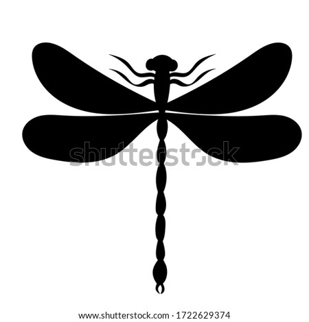 Black And White Dragonfly | Free download on ClipArtMag