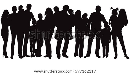 Download Black Family Silhouette At Getdrawings Free Download