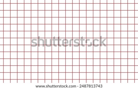 Red grid lines background repeatable. Vector Illustration