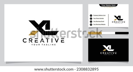 Initial Letter XL Logo Design Monogram Creative Modern