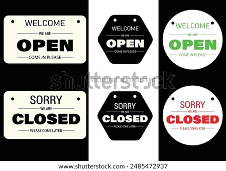 OPEN CLOSED TEMPLET FOR 
BRAND SHOPE