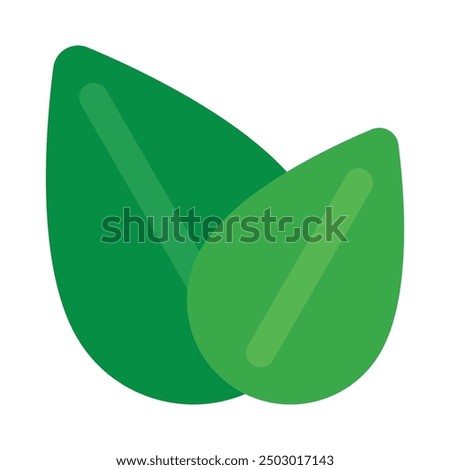 Logo green leaf ecology nature element.