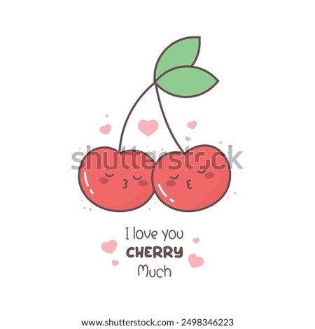 Similar – Image, Stock Photo I love you Characters pink