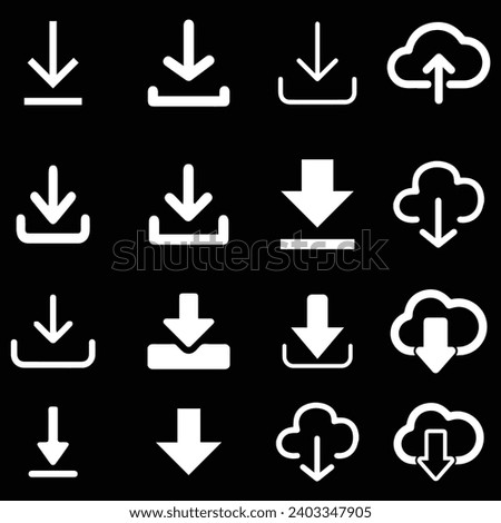 icons set-arrow icons set-icon, arrow, button, sign, symbol, set, web, vector, download, down, direction, illustration, design, internet, up, icons, r