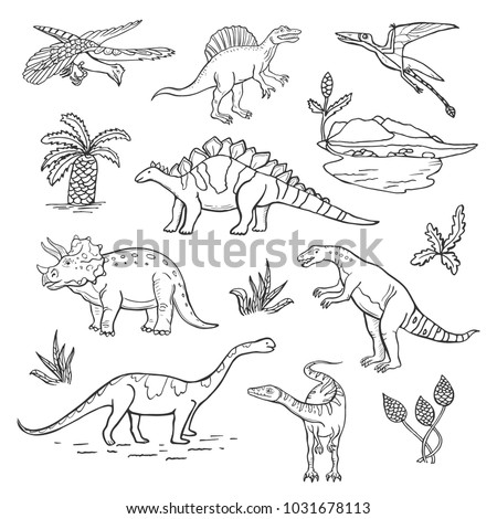 Dinosaur Outline | Free download on ClipArtMag