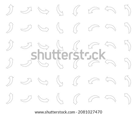 ornament arrow direction sign board hook curved arrow square spin rotate icon reload round on white isolated background