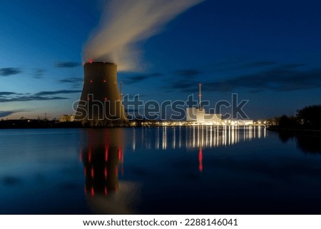 Similar – Image, Stock Photo Nuclear power plant